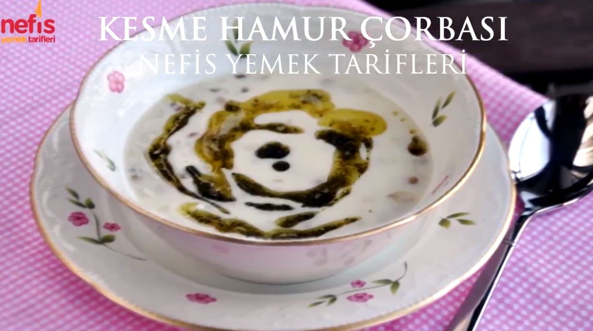 Kesme Hamur Çorbası Tarifi  Yeşil Mercimekli