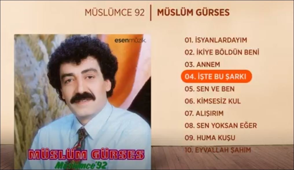  Müslüm Gürses İşte Bu Şarkı 