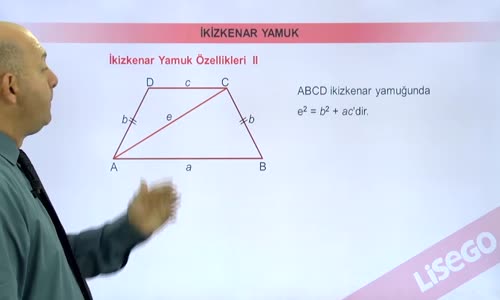 EBA GEOMETRİ LİSE  YAMUK-İKİZKENAR YAMUK ÖZELLİKLERİ 2