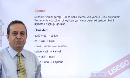 EBA TÜRKÇE LİSE SES BİLGİSİ-ÜNLÜLER - AŞINMA, ÜNLÜ DARALMASI VE ÜNLÜ TÜREMESİ