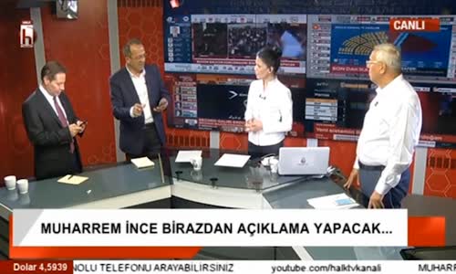 İnce 'Adam Kazandı' Dediğinde Halk TV'de Bakın Neler Oldu