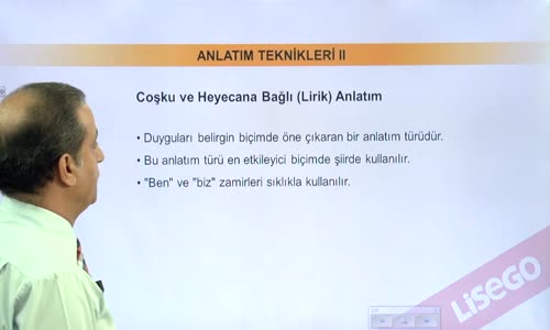 EBA TÜRKÇE LİSE PARAGRAF-ANLATIM TEKNİKLERİ 2-ÇOŞKU VE HEYECANA BAĞLI ANLATIM, DESTANSI ANLATIM, EMREDİCİ ANLATIM