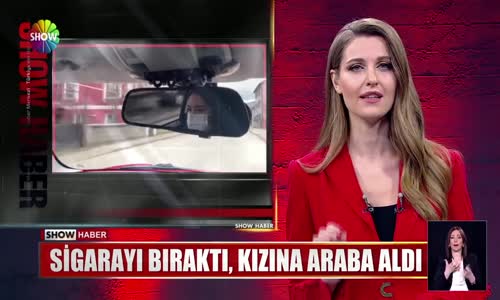 Sigarayı bıraktı, kızına araba aldı