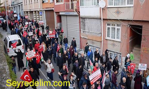 Beyoğlu Kudüs için ayakta