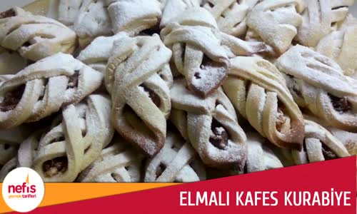 Elmalı Kafes Kurabiye Yapımı Elmalı Kurabiye Tarifi 