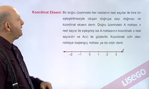 EBA GEOMETRİ LİSE KOORDİNAT EKSENİ