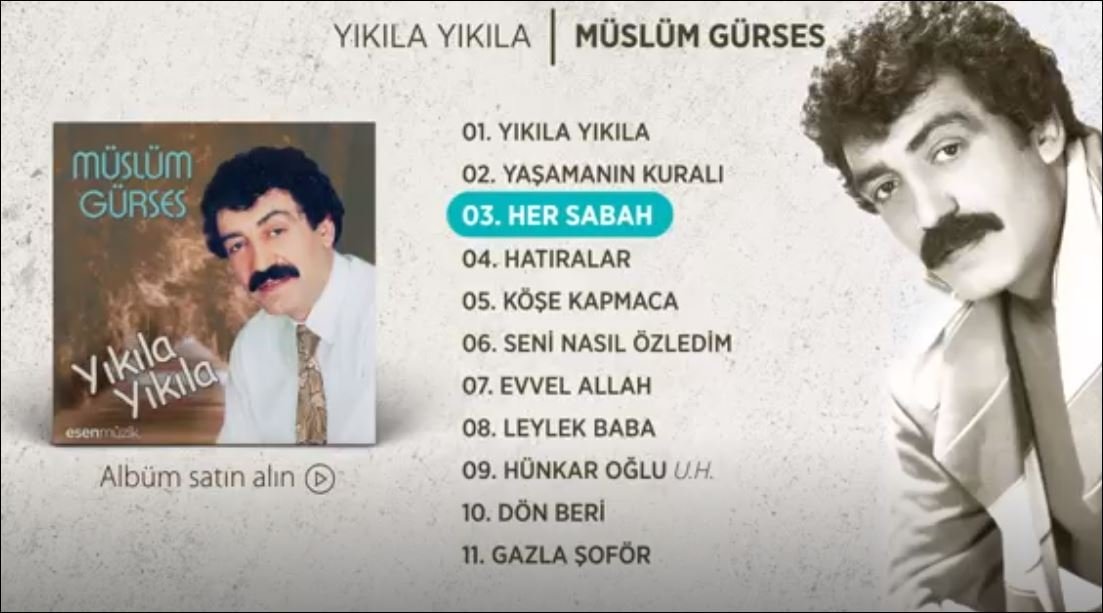  Müslüm Gürses Her Sabah