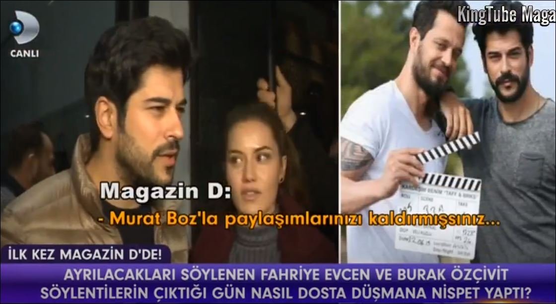 Burak Özçivit Murat Boz'la Sorunum Yok Küs Değiliz Dedi Magazin D 5 Mart 2018