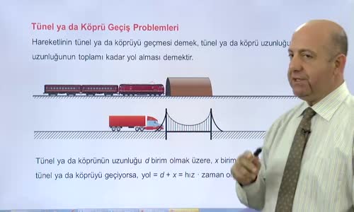 EBA MATEMATİK LİSE 4 HAREKET PROBLEMLERİ TÜNEL YADA KÖPRÜ GEÇİŞ PROBLEMLERİ