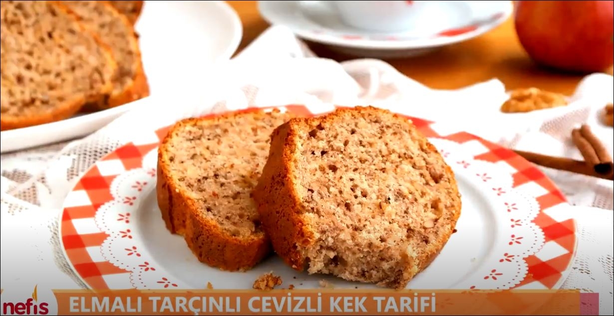 Elmalı Tarçınlı Kek Nasıl Yapılır