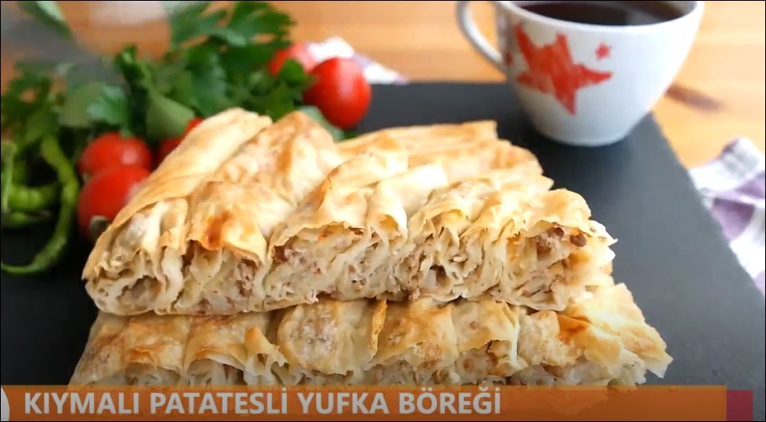 Kıymalı Patatesli Yufka Böreği Tarifi