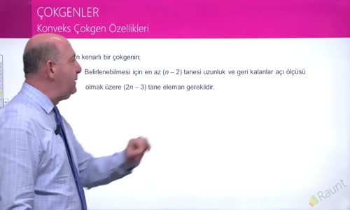 EBA GEOMETRİ LİSE  ÇOKGENLER -KONVEKS ÇOKGEN ÖZELLİKLERİ