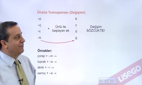 EBA TÜRKÇE LİSE SES BİLGİSİ-ÜNSÜZLER - ÜNSÜZ YUMUŞAMASI VE ÜNSÜZ DÜŞMESİ