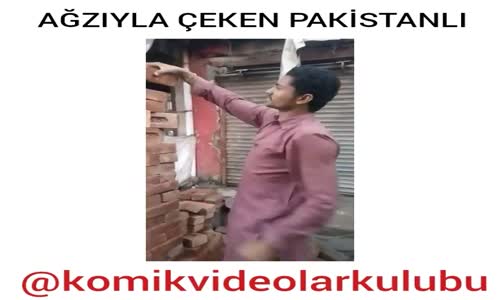 Kiremiti Ağzıyla Taşıyan Pakistan'lı