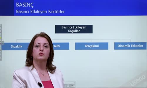 EBA COĞRAFYA LİSE - BASINÇ VE RÜZGARLAR -  BASINÇ - BASINCI ETKİLEYEN KOŞULLAR; SICAKLIK, YÜKSELTİ VE YER ÇEKİMİ