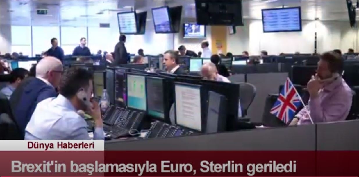 Dünya Haber: Brexit'in Başlamasıyla Euro, Sterlin Geriledi