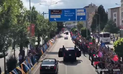 Adıyaman Cumhurbaşkanı Erdoğan'ı Böyle Karşıladı