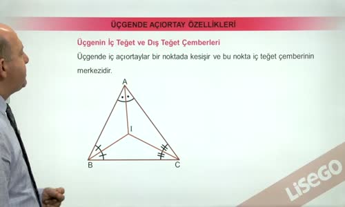 EBA GEOMETRİ LİSE  ÜÇGEN - ÜÇGENİN İÇ TEĞET VE DIŞ TEĞET ÇEMBERLERİ