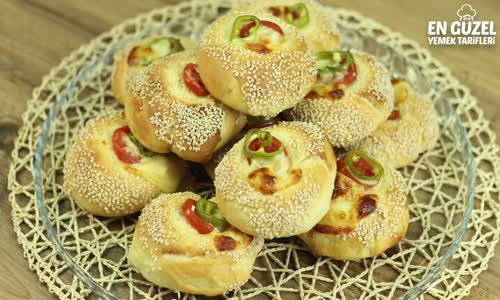 Mini Pizza Poğaça Tarifi  Poğaça Tarifleri