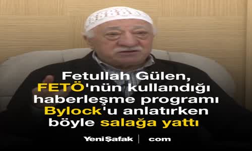 Fetullah Gülen ByLock'u Anlatırken Böyle Salağa Yattı