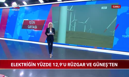 Türkiye'de Üretilen Elektriğin Yüzde 12,9'u Rüzgar ve Güneşten Elde Edildi