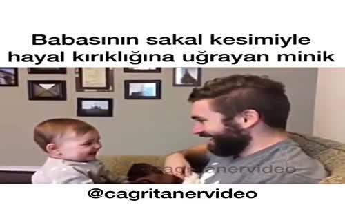 Babasının Sakal Kesimiyle Hayal Kırıklığına Uğrayan Minik