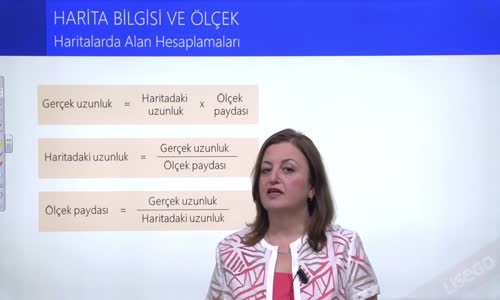 EBA COĞRAFYA LİSE - HARİTA BİLGİSİ VE ÖLÇEK - HARİTALARDA ALAN HESAPLAMALARI