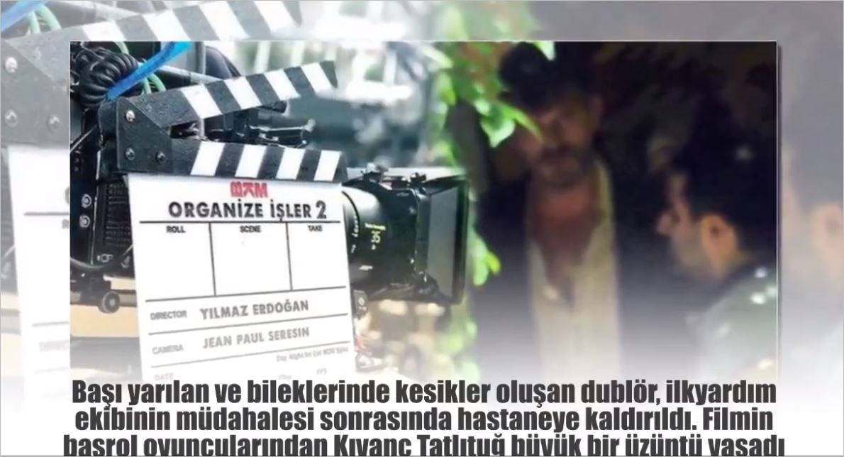 Kıvanç Tatlıtuğ'un Rol Aldığı Film Setinde Talihsiz Kaza