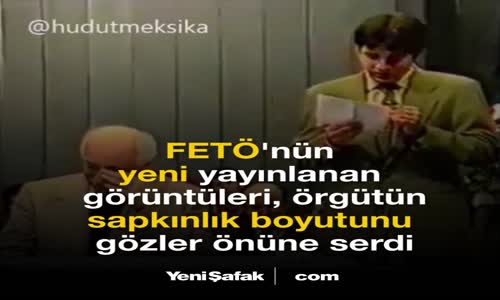 Fetö'nün Yeni Yayınlanan  Sapkınlık  Görüntüleri