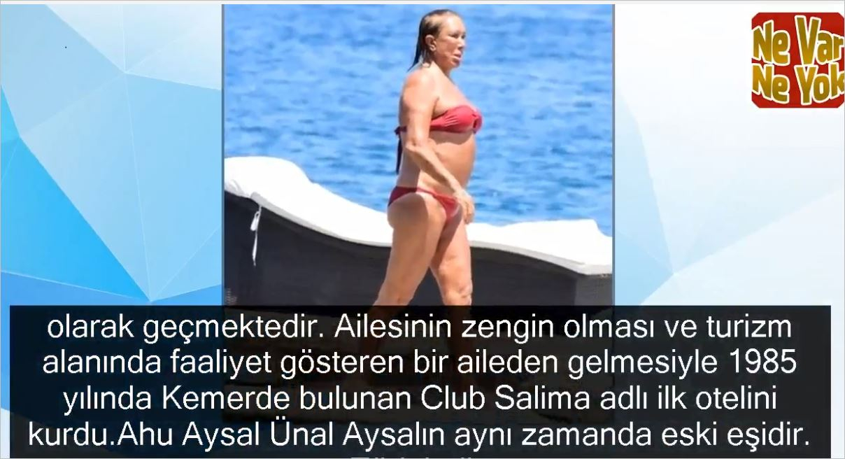 Ünal Aysal'ın Eski Eşi Ahu Aysal Bodrum'da Tatilin Keyfini Sürüyor