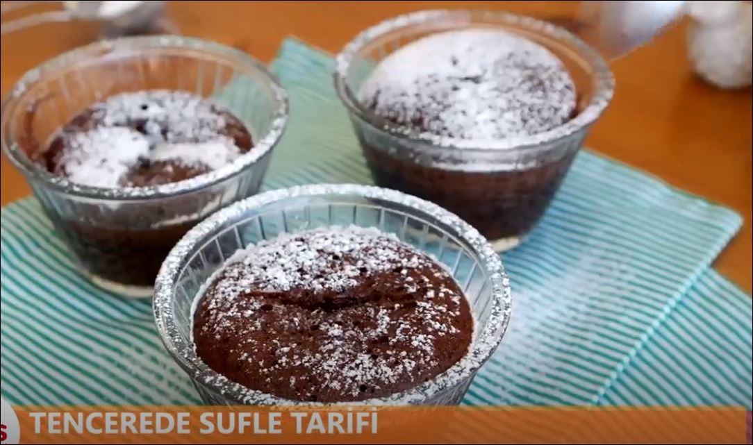 Tencerede Çikolatalı Sufle Yapımı 