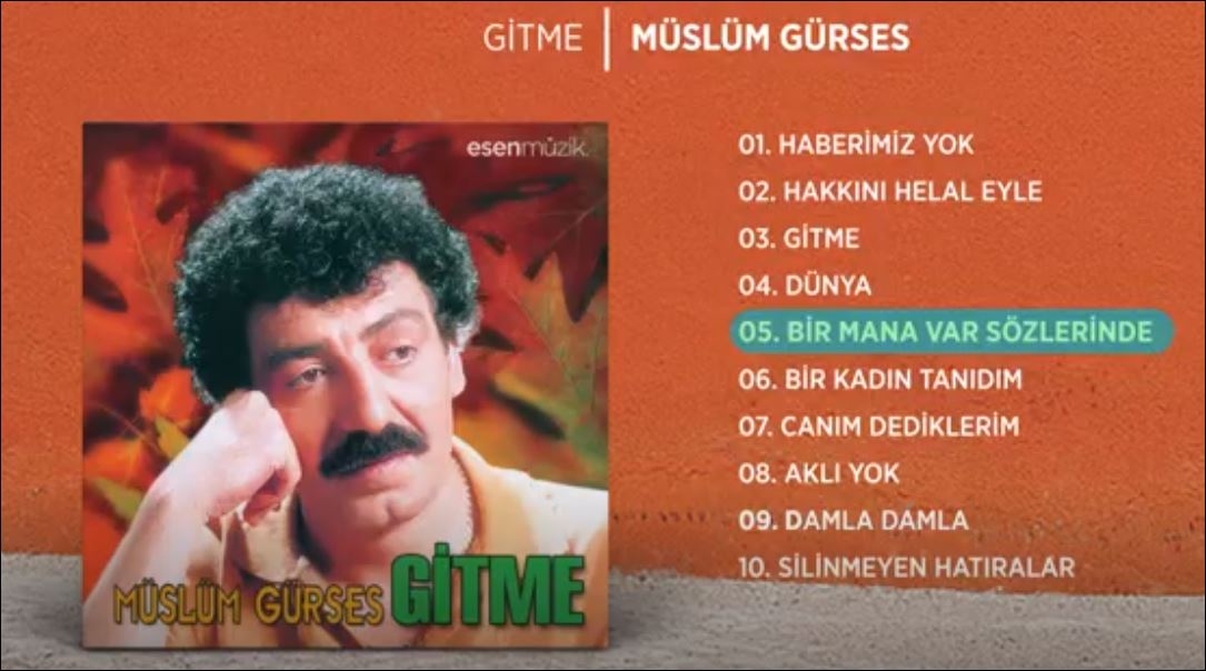 Müslüm Gürses - Bir Mana Var Sözlerinde