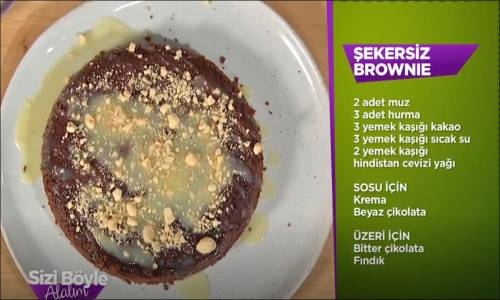 Şekersiz Brownie Tarifi