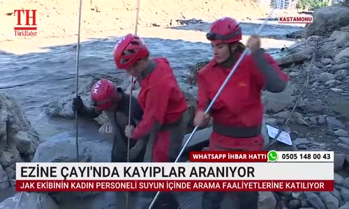 EZİNE ÇAYI'NDA KAYIPLAR ARANIYOR