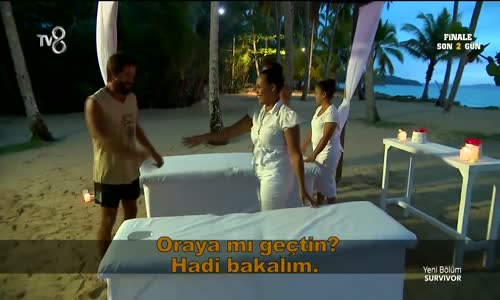 Anıl İle Hilmi Cem'in Masaj Keyfi 111. Bölüm Survivor 2018