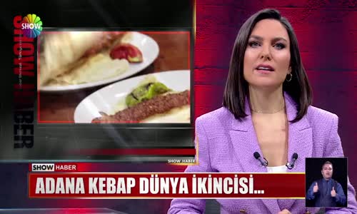 Adana kebap dünya ikincisi... 