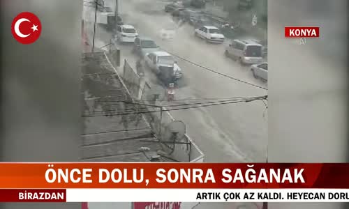 Konya ve Bolu'da Şiddetli Yağış Nedeniyle Onlarca Ev ve Yolları Su Bastı! İşte Görüntüler