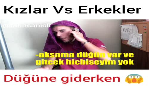 Düğüne Giderken Kızlar-Erkekler