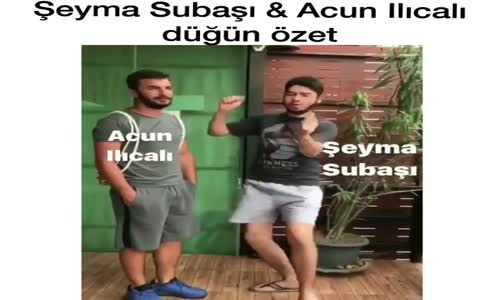 Şeyma Subaşı & Acun Ilıcalı Düğün Özet