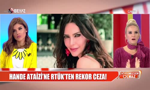  Hande Ataizi'nin İzdivaç Programına Ceza Yağdı 