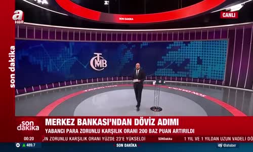 Merkez Bankası, yabancı para zorunlu karşılık oranlarını artırdı