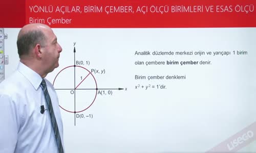 EBA MATEMATİK 2  LİSE 4  TRİGONOMETRİ - AÇI ÖLÇÜLERİ BİRİMLERİ