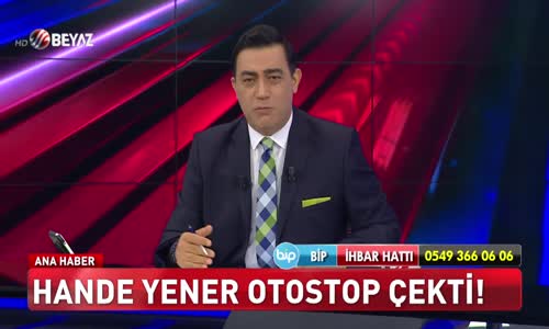 Hande Yener otostop çekti!