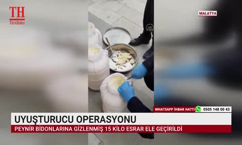 UYUŞTURUCU OPERASYONU 