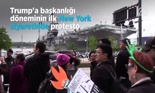 Trump'ın Ziyaretinde Protesto