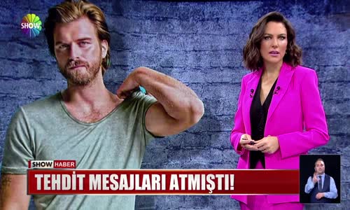 Tehdit mesajları atmıştı! 