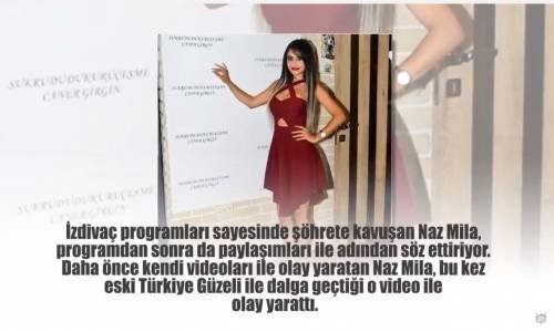 Gelin Adayı Naz Garsonluk Yapan Eski Türkiye Güzeliyle Dalga Geçti