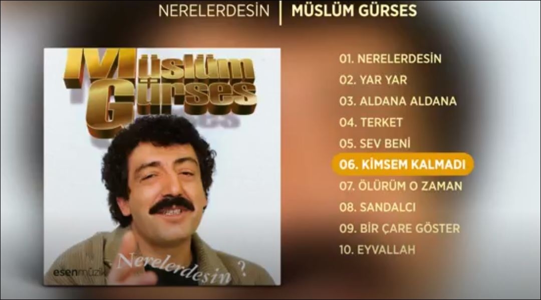 Müslüm Gürses - Kimsem Kalmadı