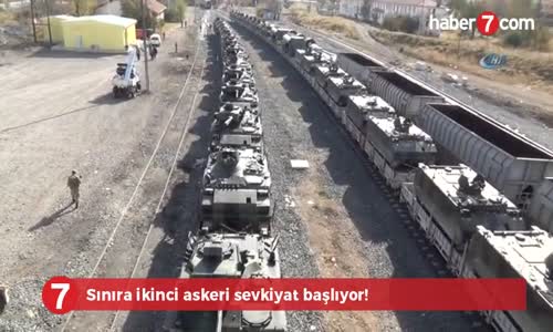 Sınıra İkinci Askeri Sevkiyat Başlıyor