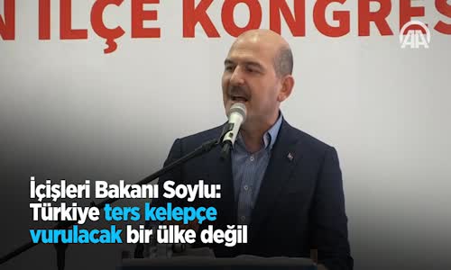 İçişleri Bakanı Soylu: Türkiye Ters Kelepçe Vurulacak Bir Ülke Değil